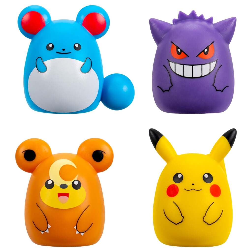 Pokemon Squishalongs 4 Pack Style 2