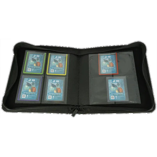 Resiplush Zip-Up Album - 8-Pocket Turquoise Toploader