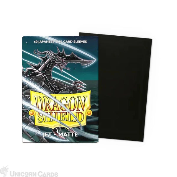 Dragon Shield - Matte Japanese Sleeves - Jet