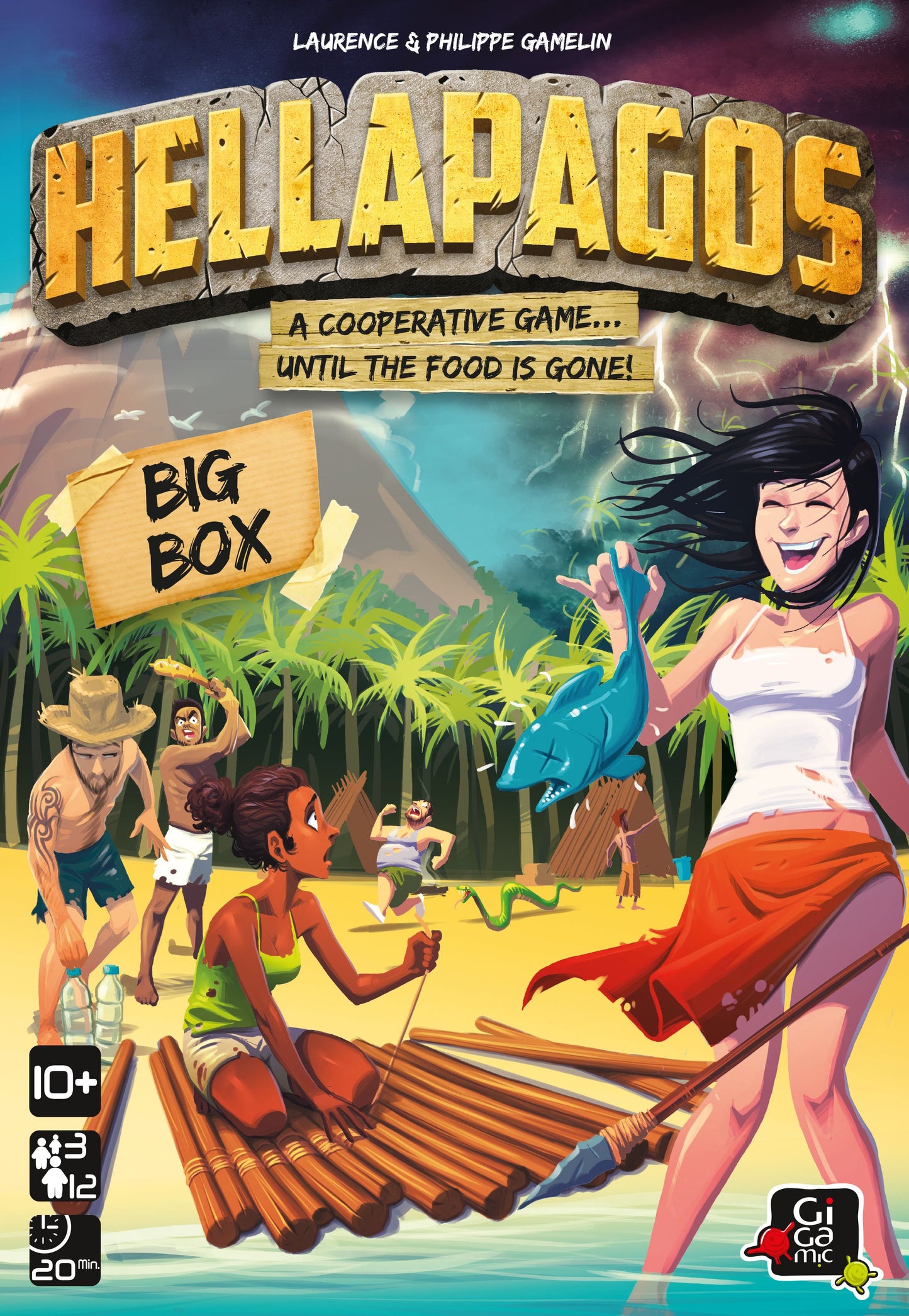 Hellapagos: Big Box board game box