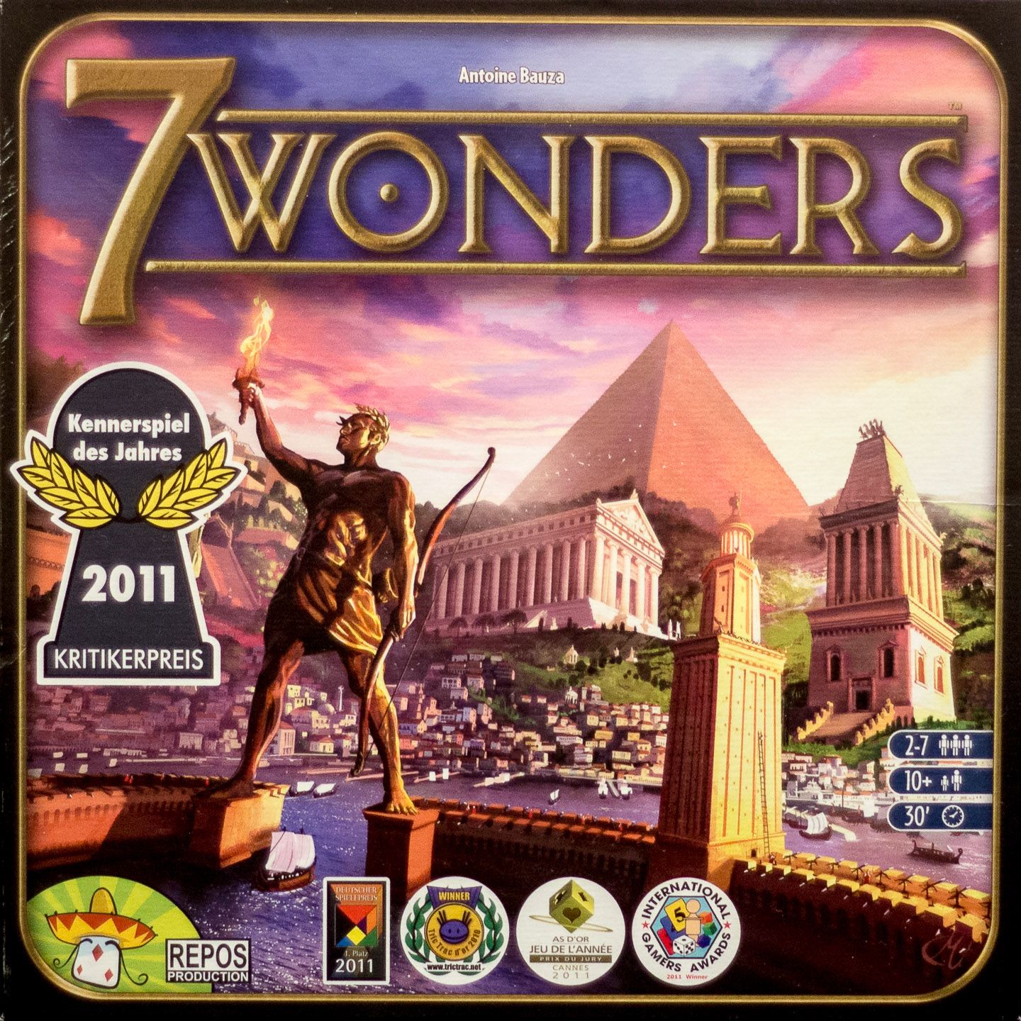 7 Wonders board game box