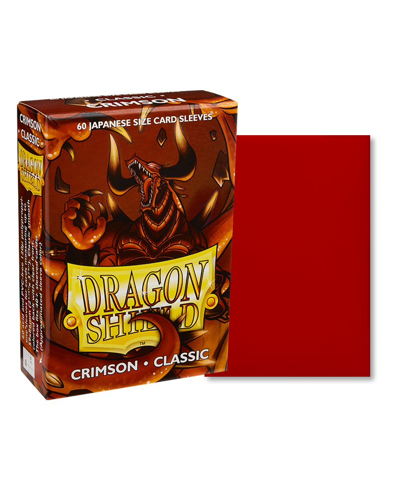 Dragon Shield - Matte Japanese Sleeves - Crimson