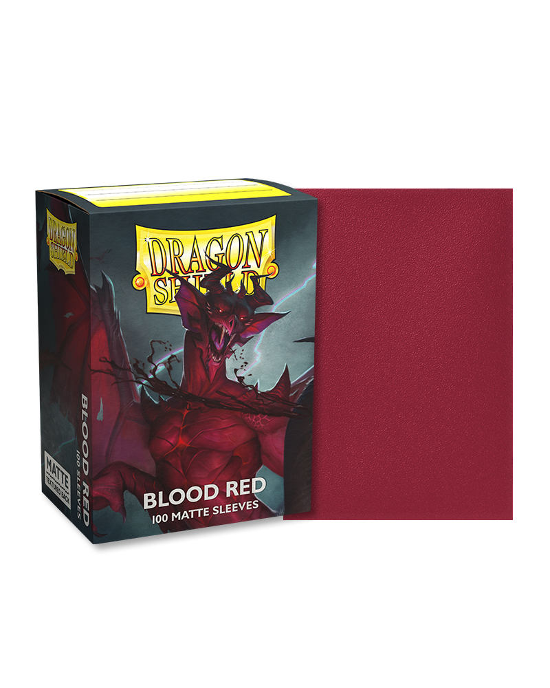 Dragon Shield - Matte Sleeves - Blood Red