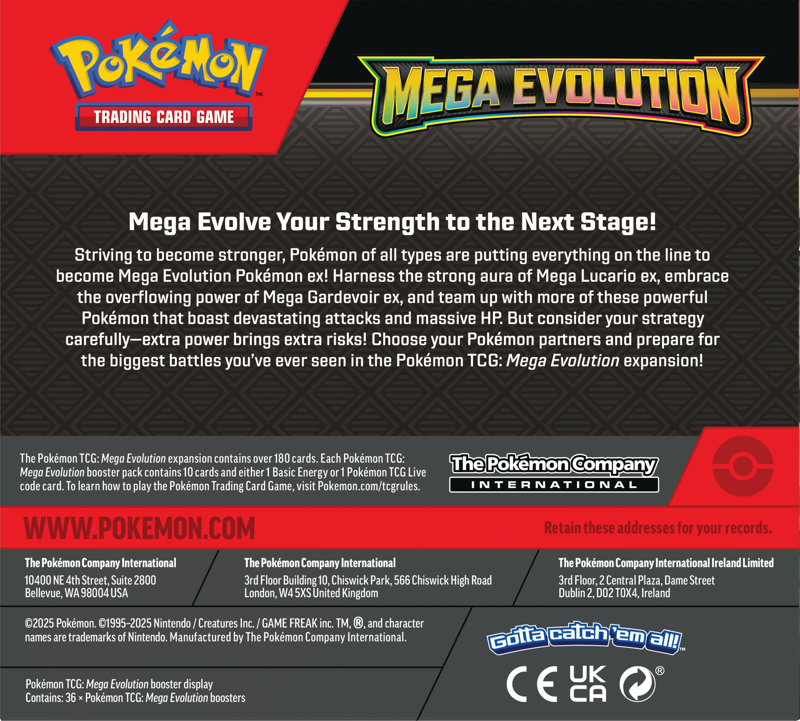 Pokemon Mega Evolution ENHANCED Booster Box