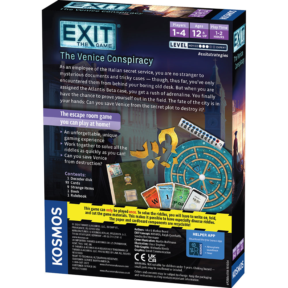 Exit The Venice Conspiracy