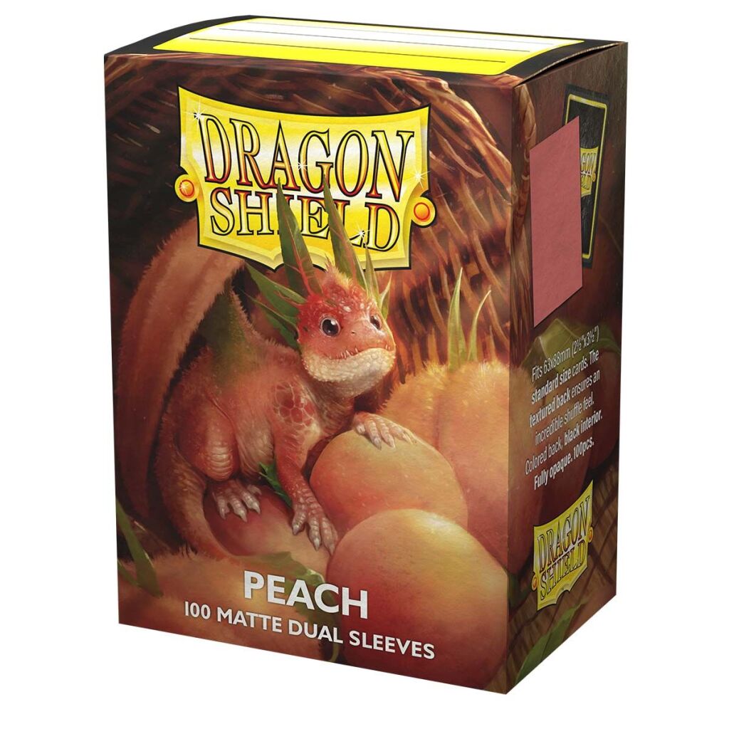 Dragon Shield – Dual Matte Sleeves – Peach