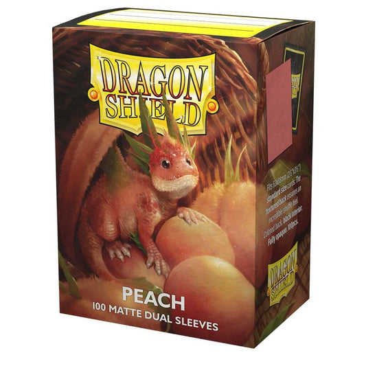 Dragon Shield – Dual Matte Sleeves – Peach