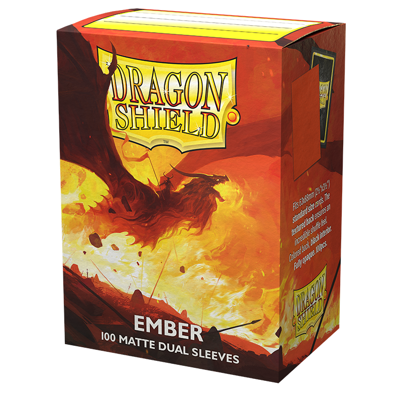 Dragon Shield Dual Matte - Ember