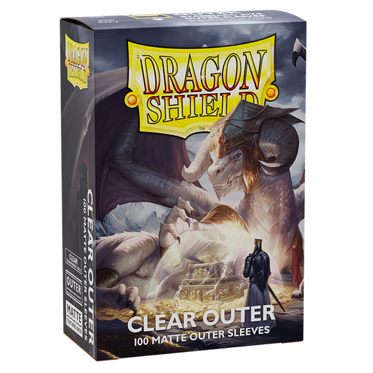 Dragon Shield Standard Size Over Sleeves Matte Clear