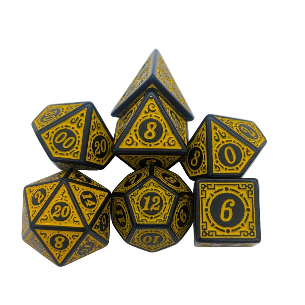 Yellow Zoltar Dice Set
