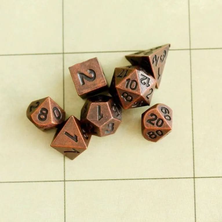 Mini Bronze Dice Set