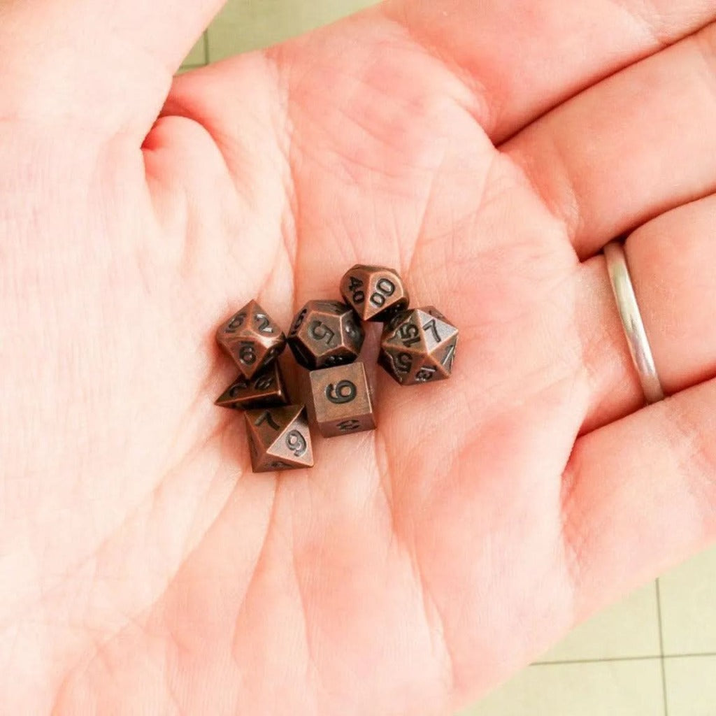 Mini Bronze Dice Set