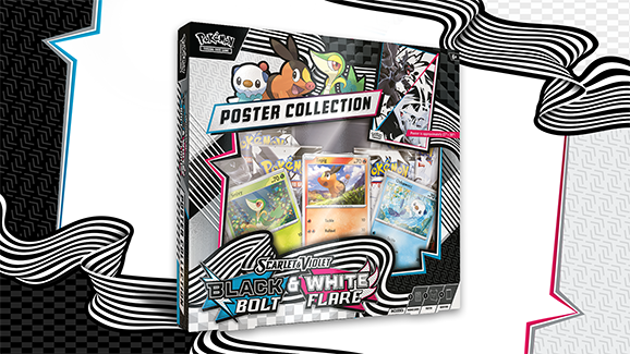 Pokemon Black Bolt & White Flare Unova Poster Collection