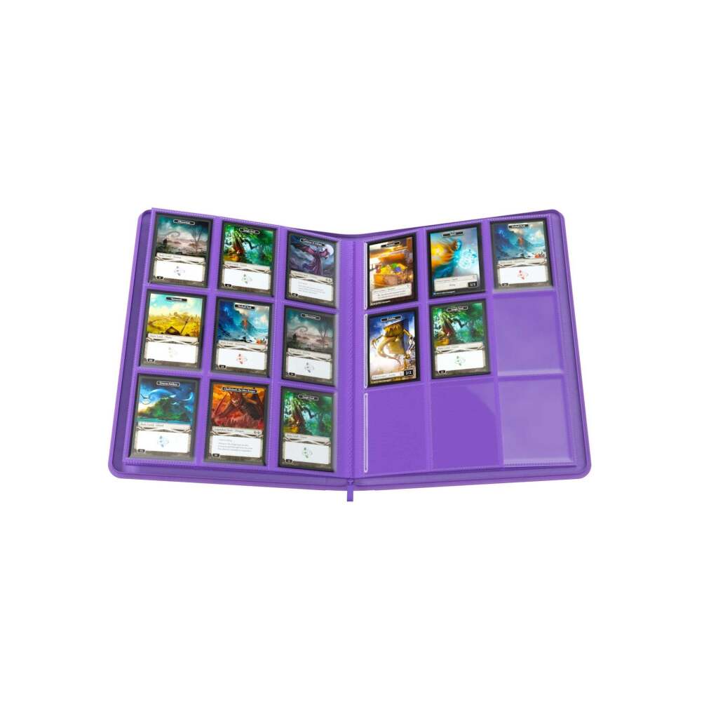 Gamegenic Zip-Up Album 18-Pocket - Purple