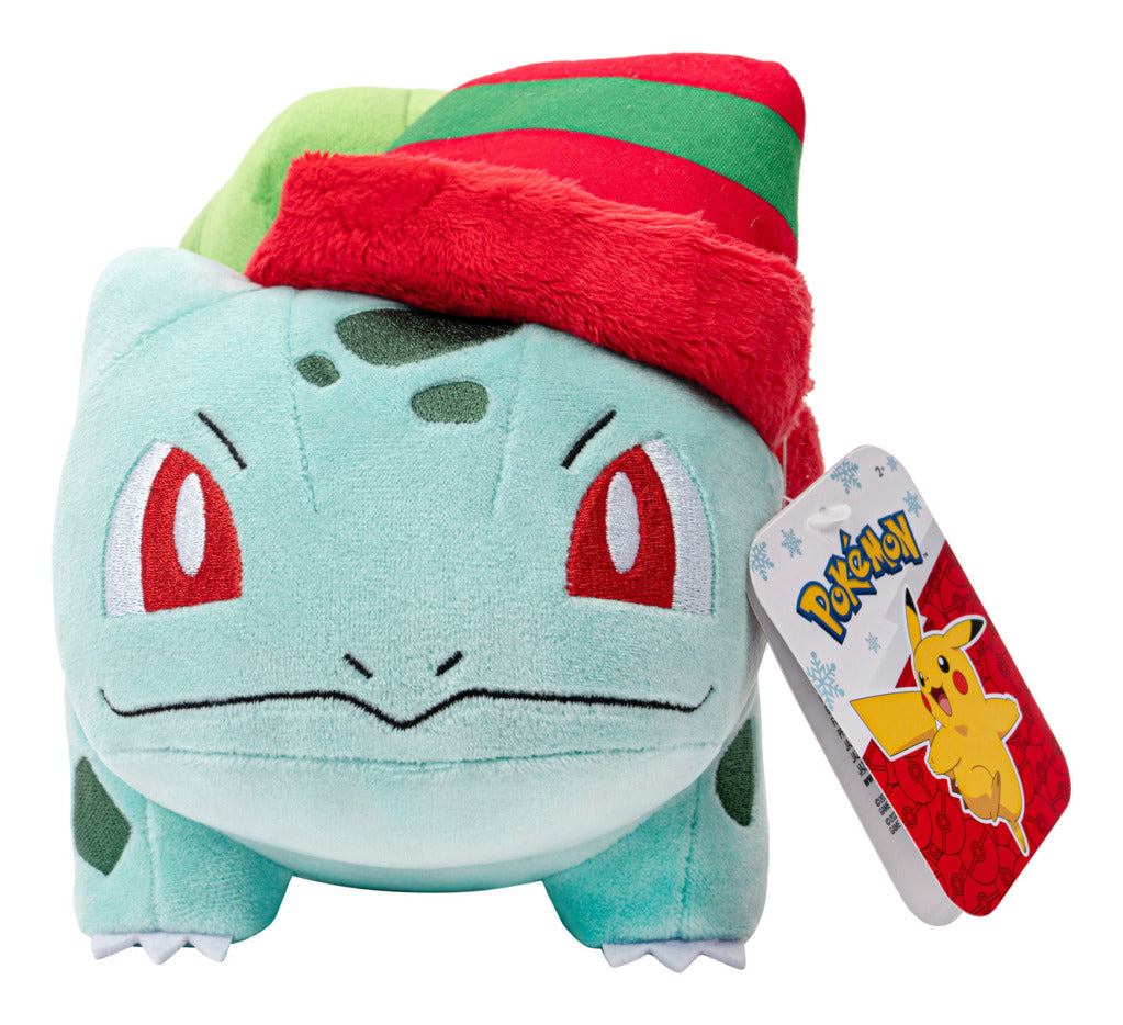 Pokemon Seasonal Bulbasaur with Hat Plush 8in