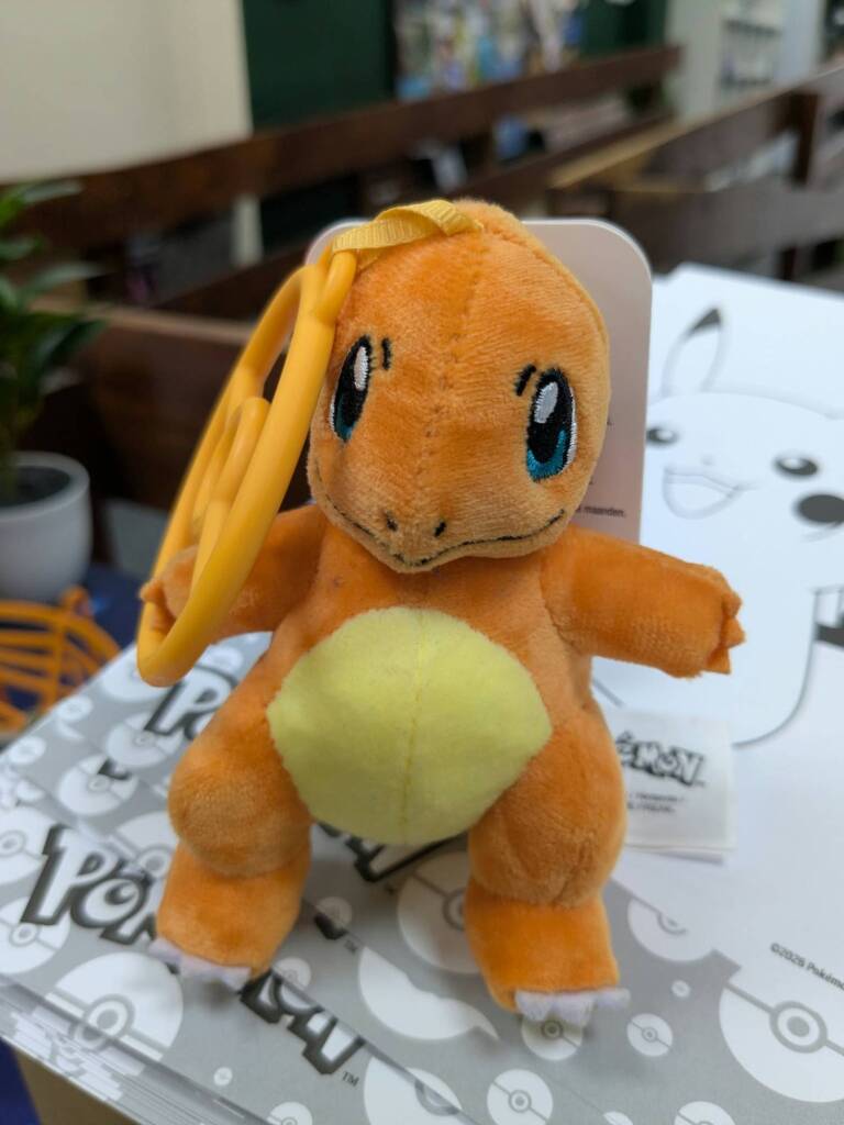 Pokemon Clip On Plush Charmander