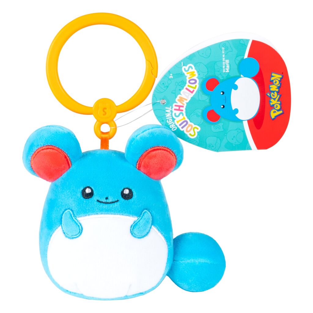 Pokemon Squishmallows 3.5 inch Clip On