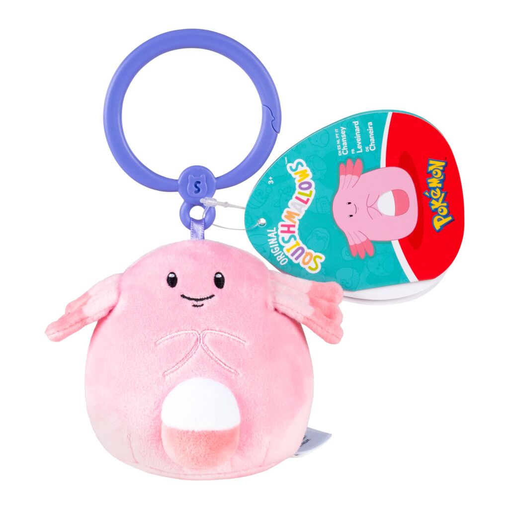 Pokemon Squishmallows 3.5 inch Clip On