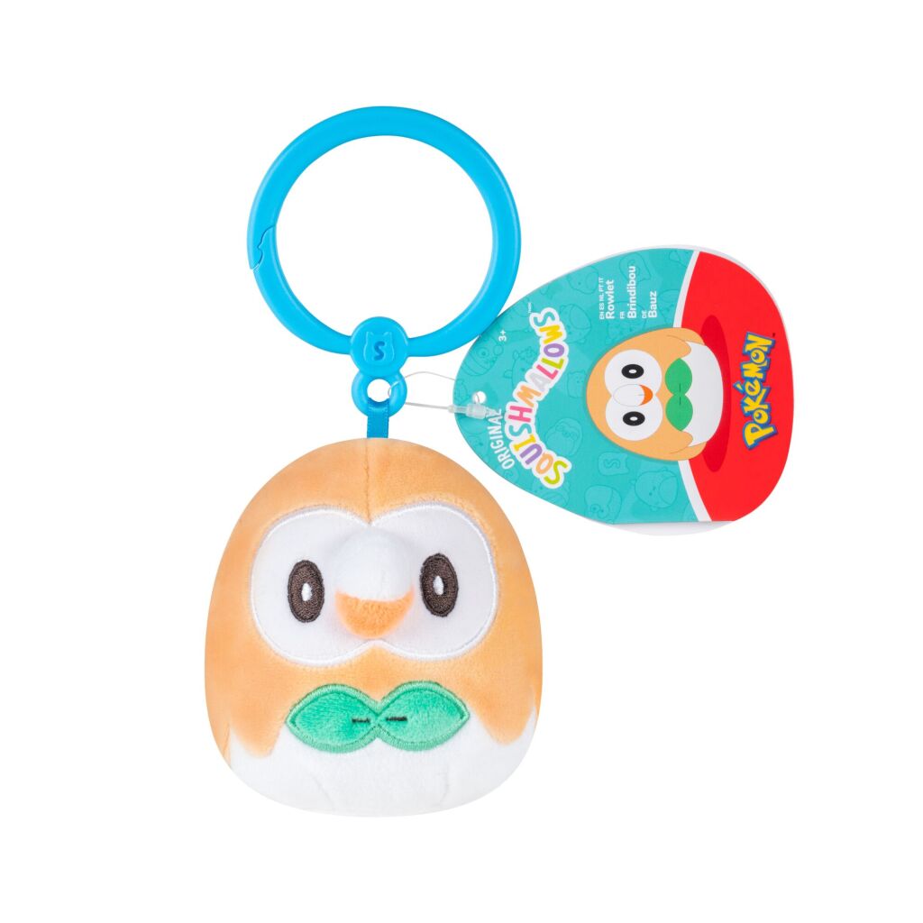 Pokemon Squishmallows 3.5 inch Clip On