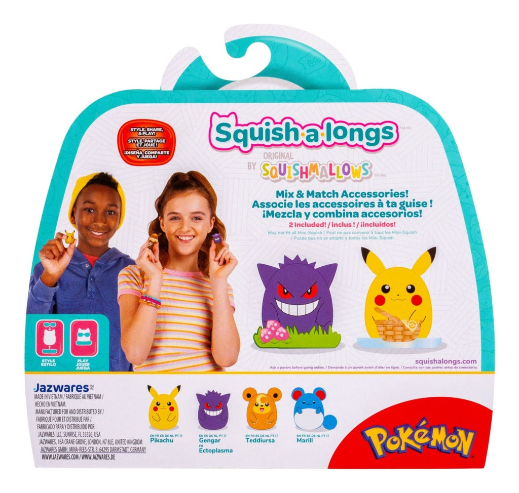 Pokemon Squishalongs 4 Pack Style 2
