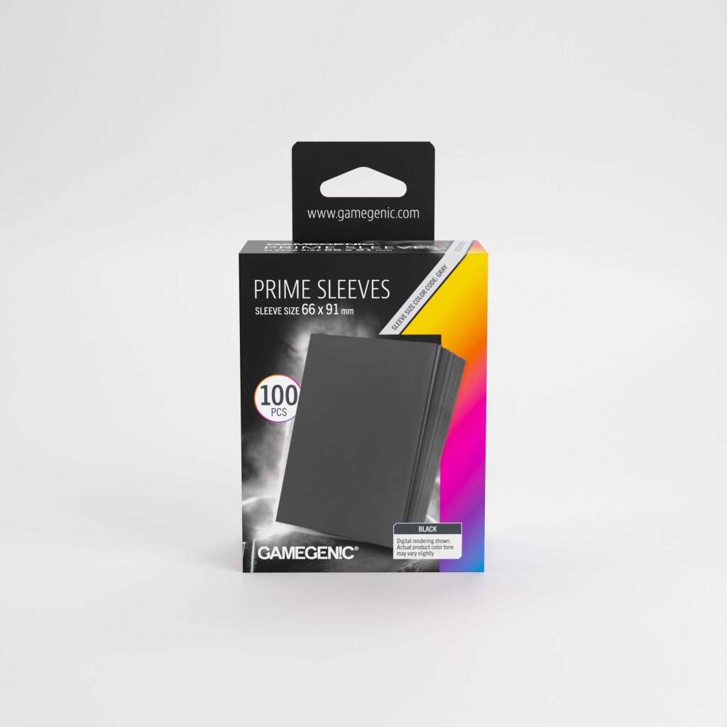 Gamegenic Prime Sleeves Black