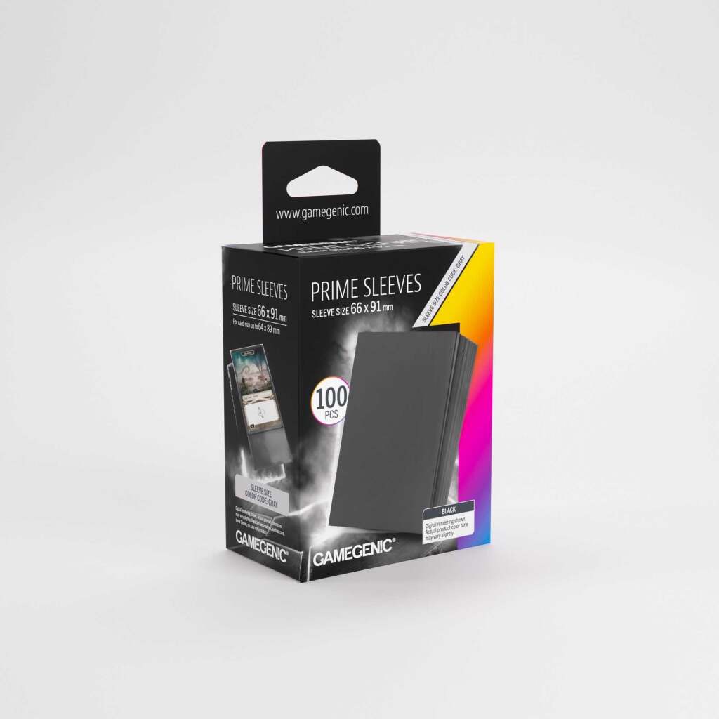 Gamegenic Prime Sleeves Black