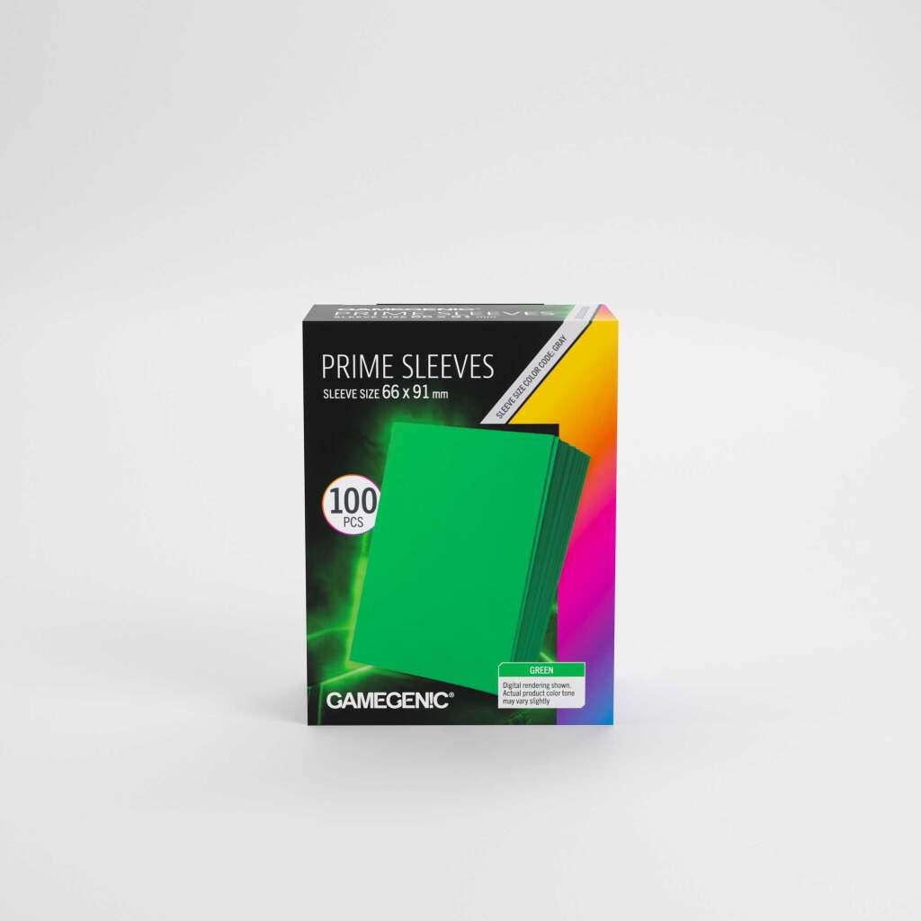 Gamegenic Prime Sleeves Green