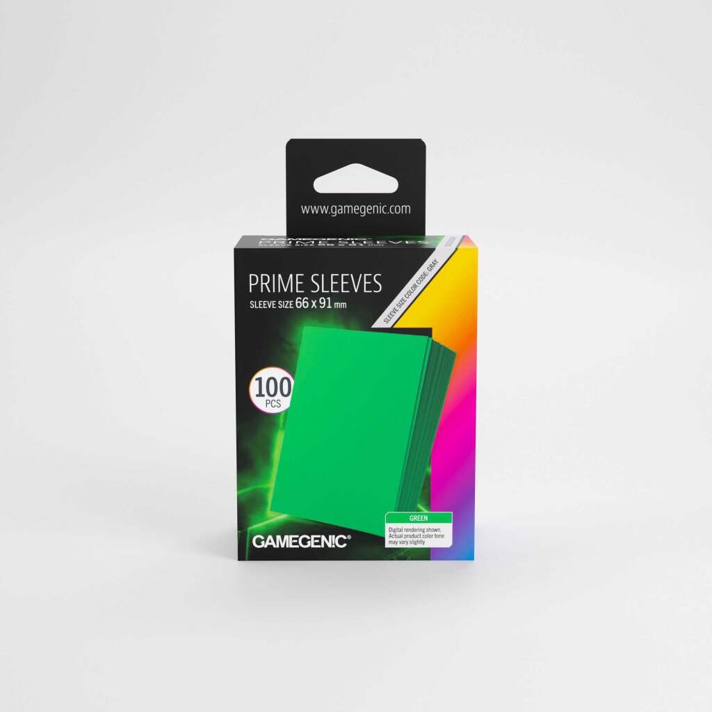 Gamegenic Prime Sleeves Green