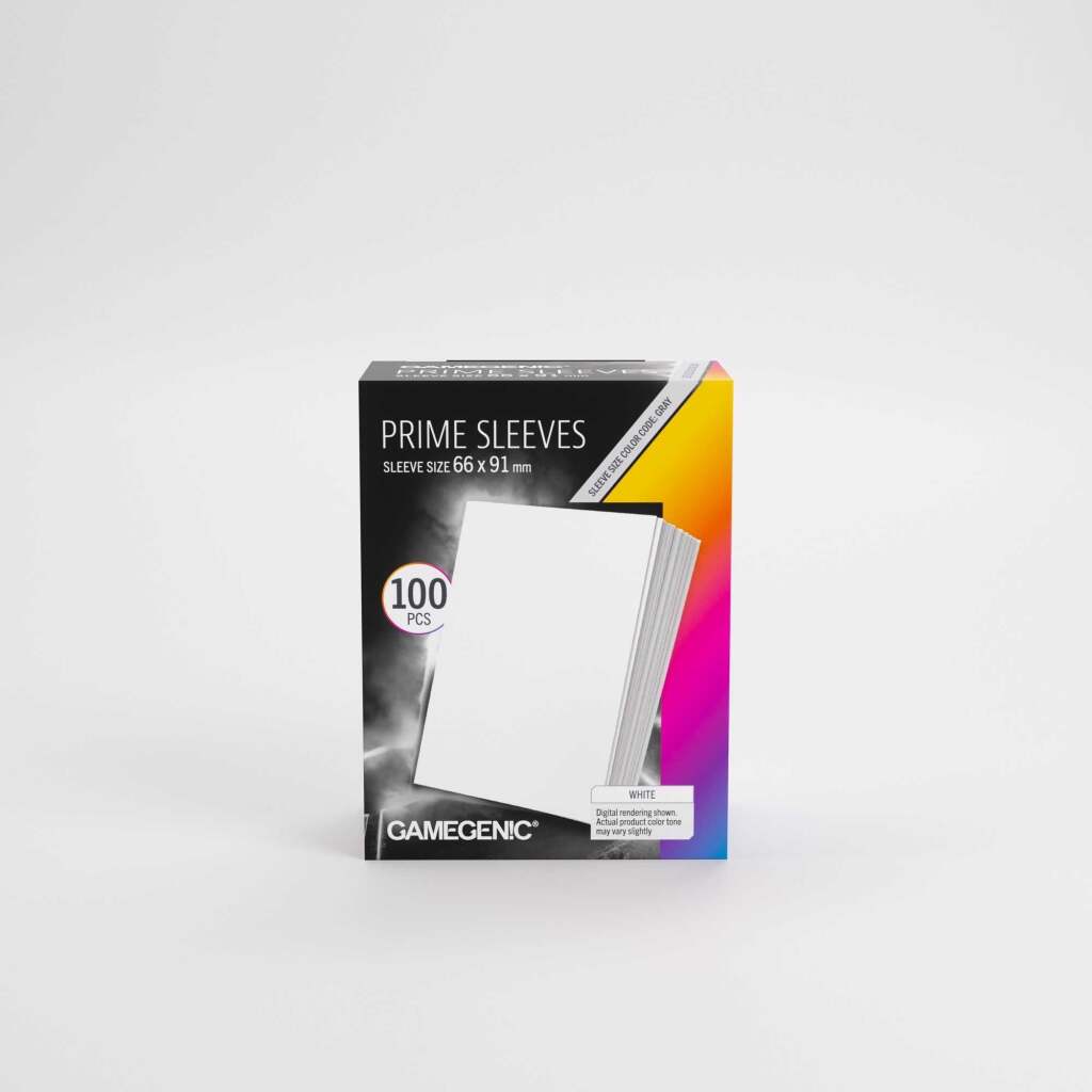 Gamegenic Prime Sleeves White
