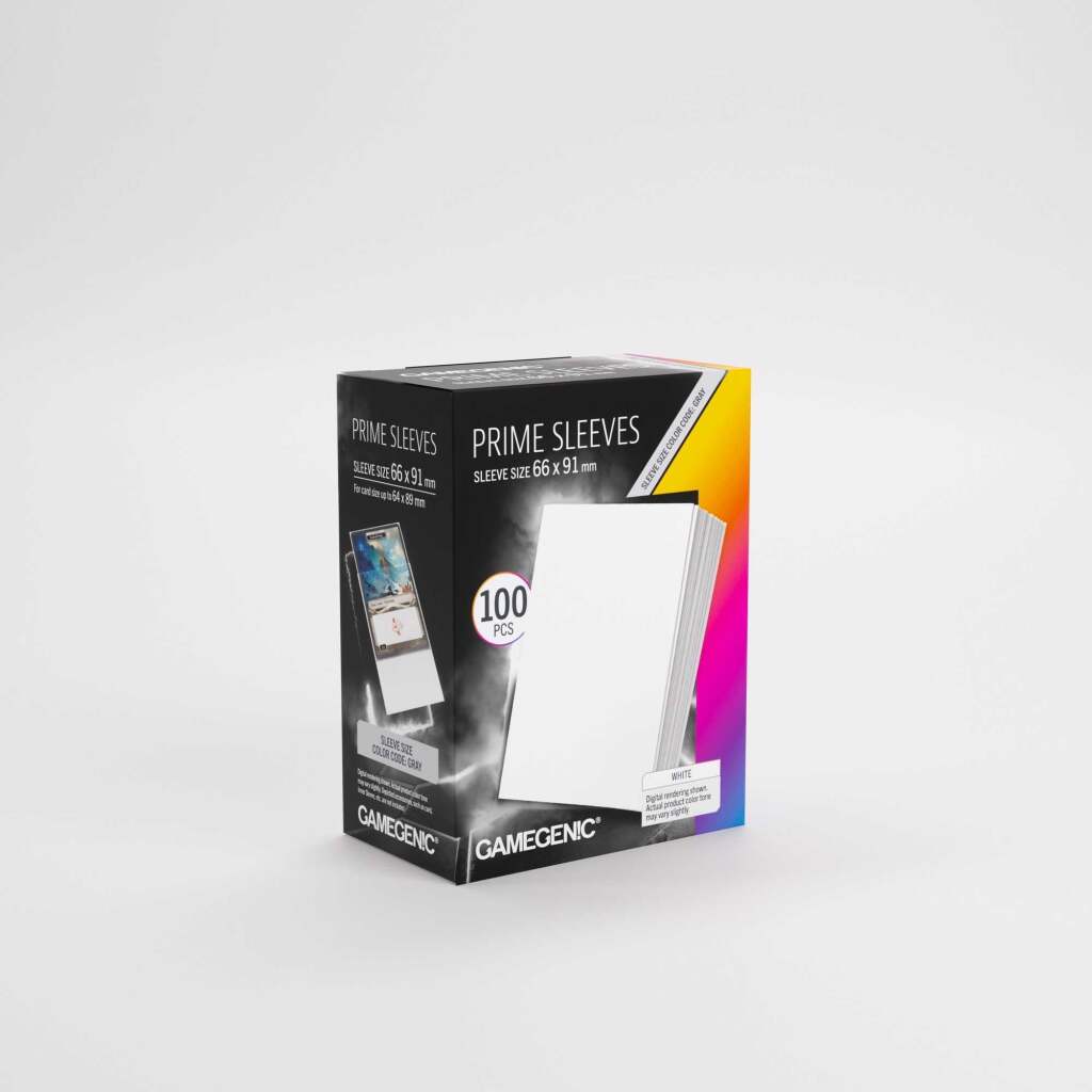 Gamegenic Prime Sleeves White