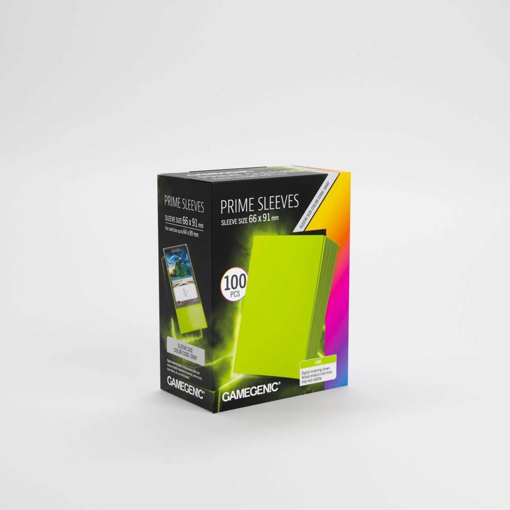 Gamegenic Prime Sleeves Lime