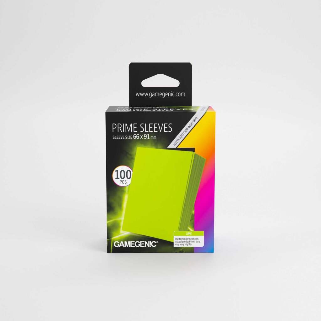 Gamegenic Prime Sleeves Lime