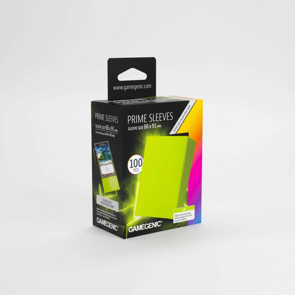 Gamegenic Prime Sleeves Lime