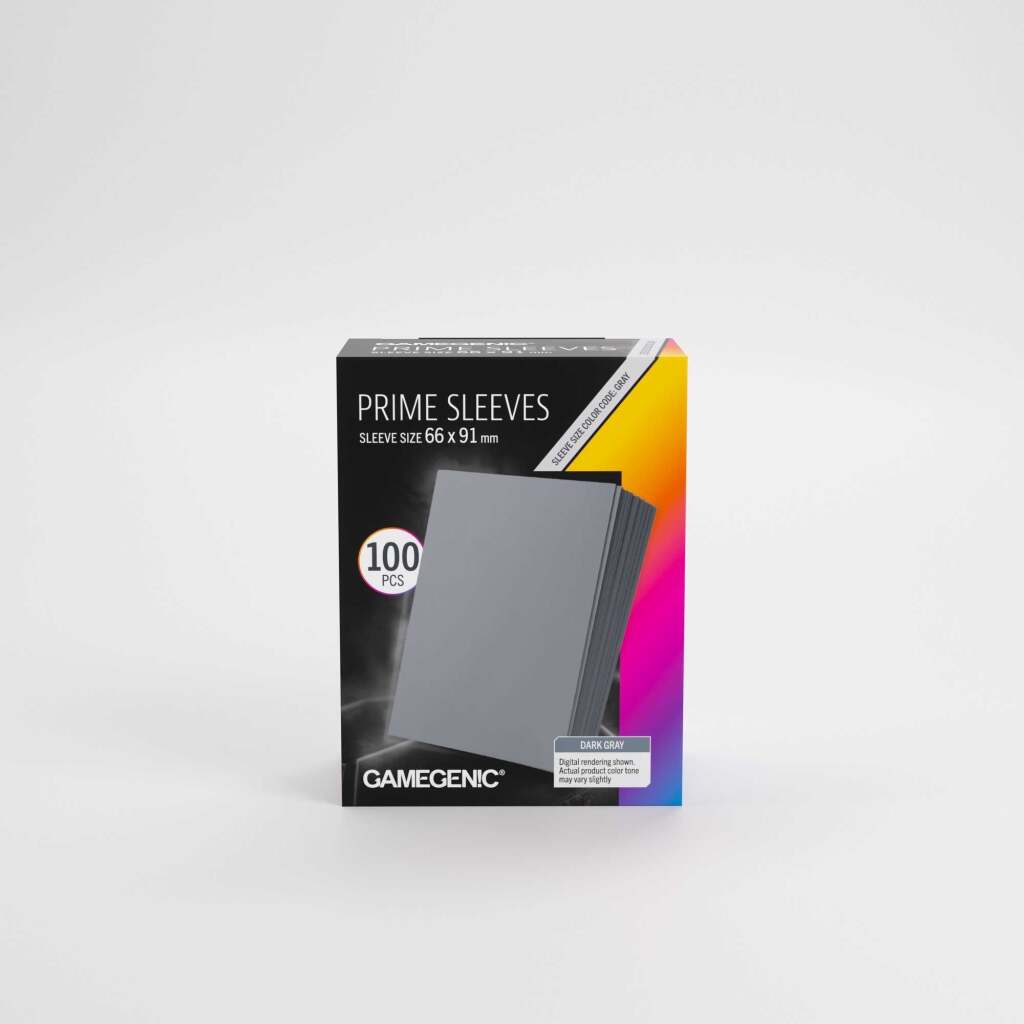 Gamegenic Prime Sleeves Dark Gray