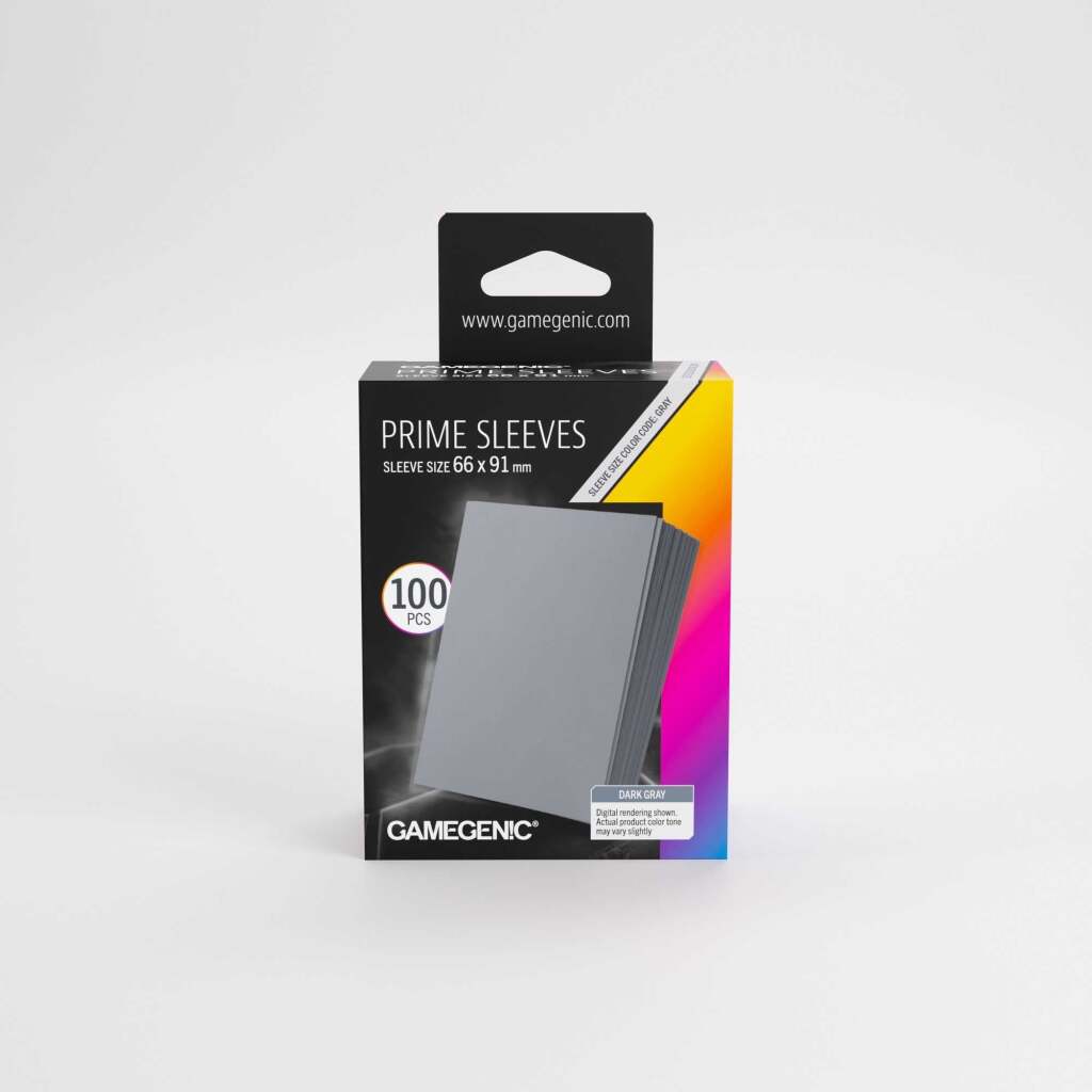 Gamegenic Prime Sleeves Dark Gray