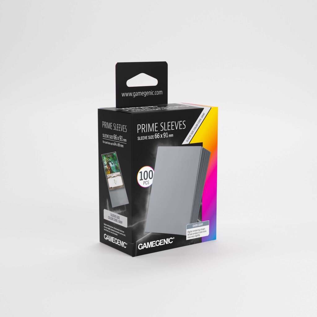 Gamegenic Prime Sleeves Dark Gray