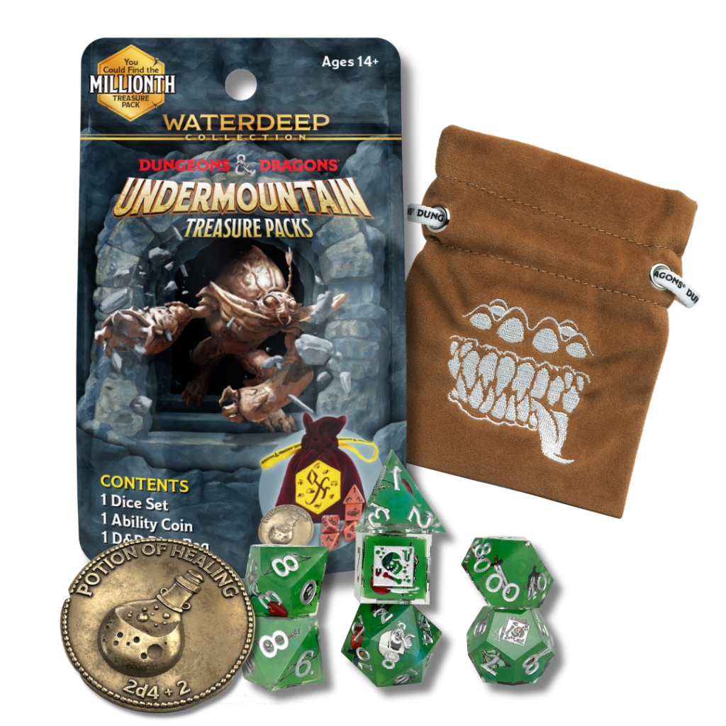 D&D Waterdeep: Undermountain Dice Treasure Packs