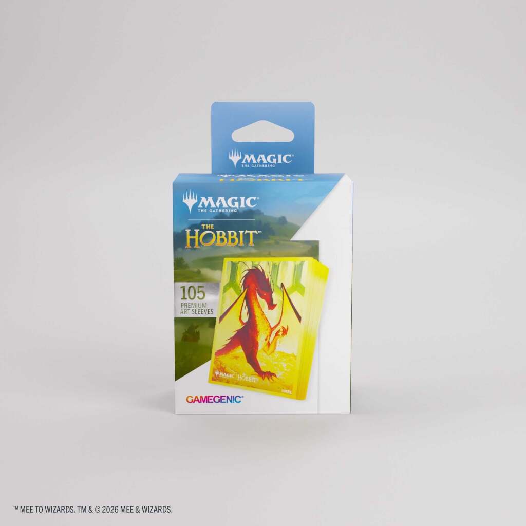 Gamegenic Magic the Gathering: The Hobbit Premium Art Sleeves - Smaug the Golden