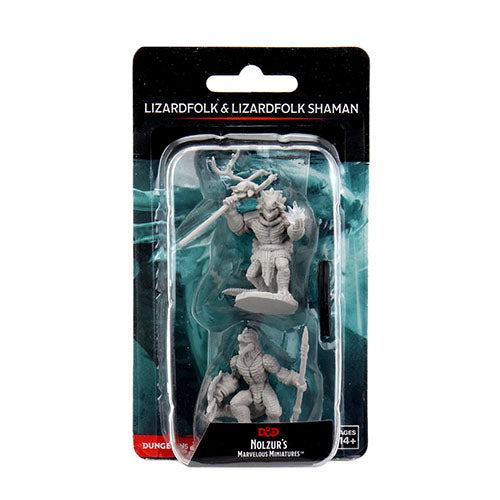 Nolzurs Marvelous Miniatures Lizardfolk & Lizardfolk Shaman