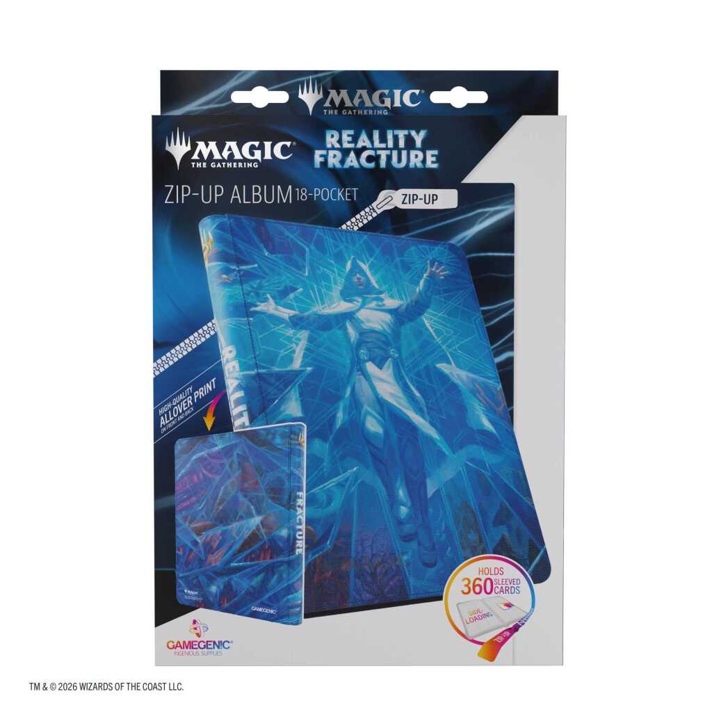 Gamegenic Magic the Gathering: Reality Fracture Zip-Up Album 18-Pocket - Overwrite the Multiverse