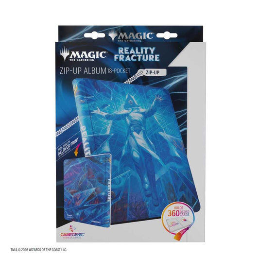 Gamegenic MTG Reality Fracture Zip-Up Album 18-Pocket - Overwrite the Multiverse