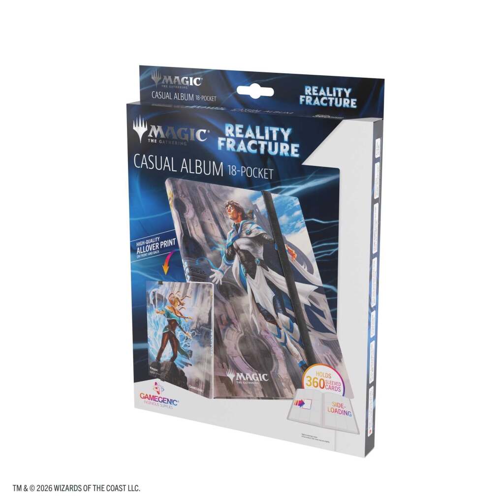 Gamegenic Magic the Gathering: Reality Fracture Casual Album 18-Pocket - Tam Beleren, Conflicted/Jace, Building Reality
