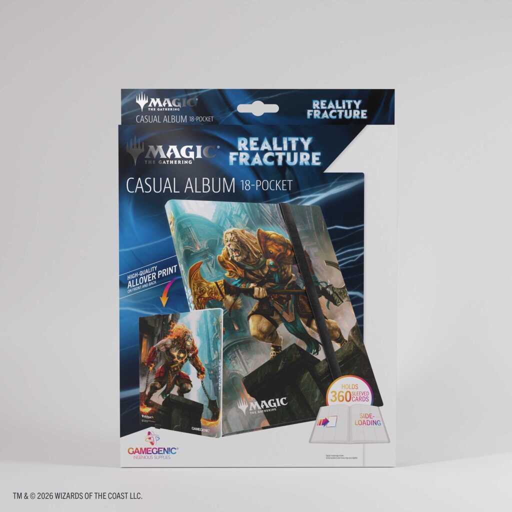Gamegenic Magic the Gathering: Reality Fracture Casual Album 18-Pocket - Ajani, Path of Vengeance/Ajani, Counterattack Leader