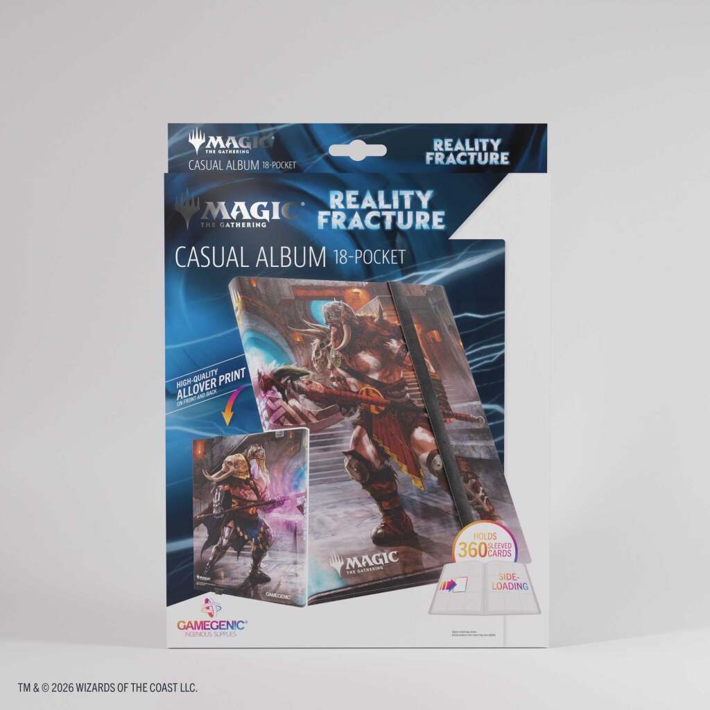 Gamegenic Magic the Gathering: Reality Fracture Casual Album 18-Pocket - Garruk of the Veil/Garruk Uncursed