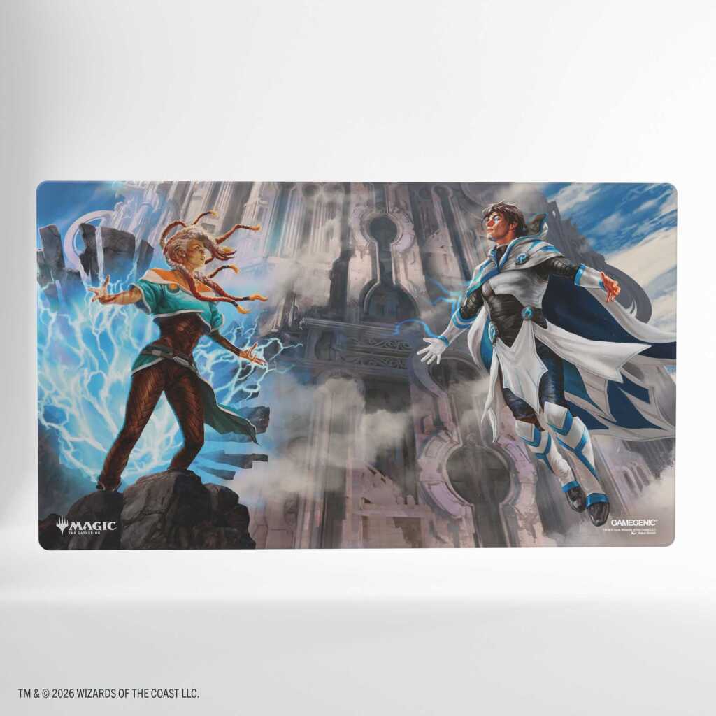 Gamegenic Magic the Gathering: Reality Fracture Shiny Playmat - Tam Beleren, Conflicted/Jace, Building Reality