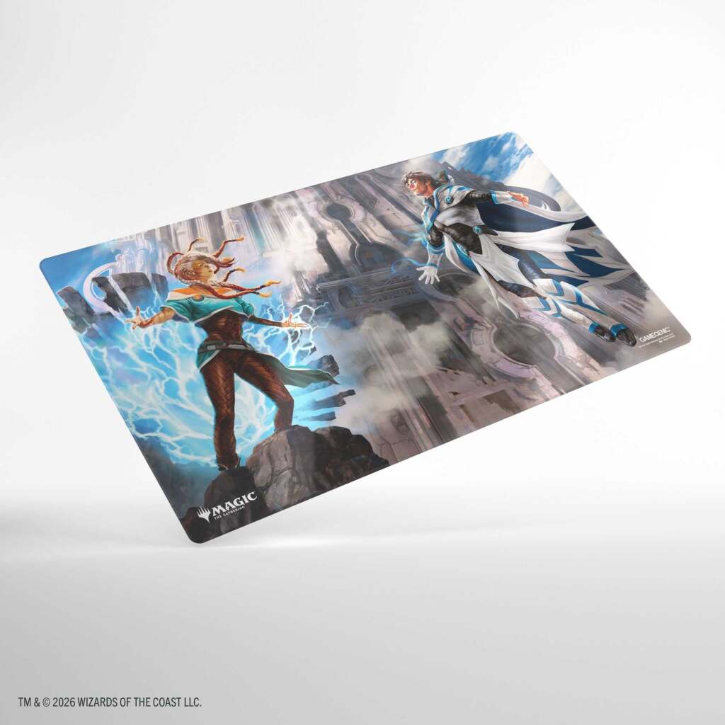 Gamegenic Magic the Gathering: Reality Fracture Shiny Playmat - Tam Beleren, Conflicted/Jace, Building Reality