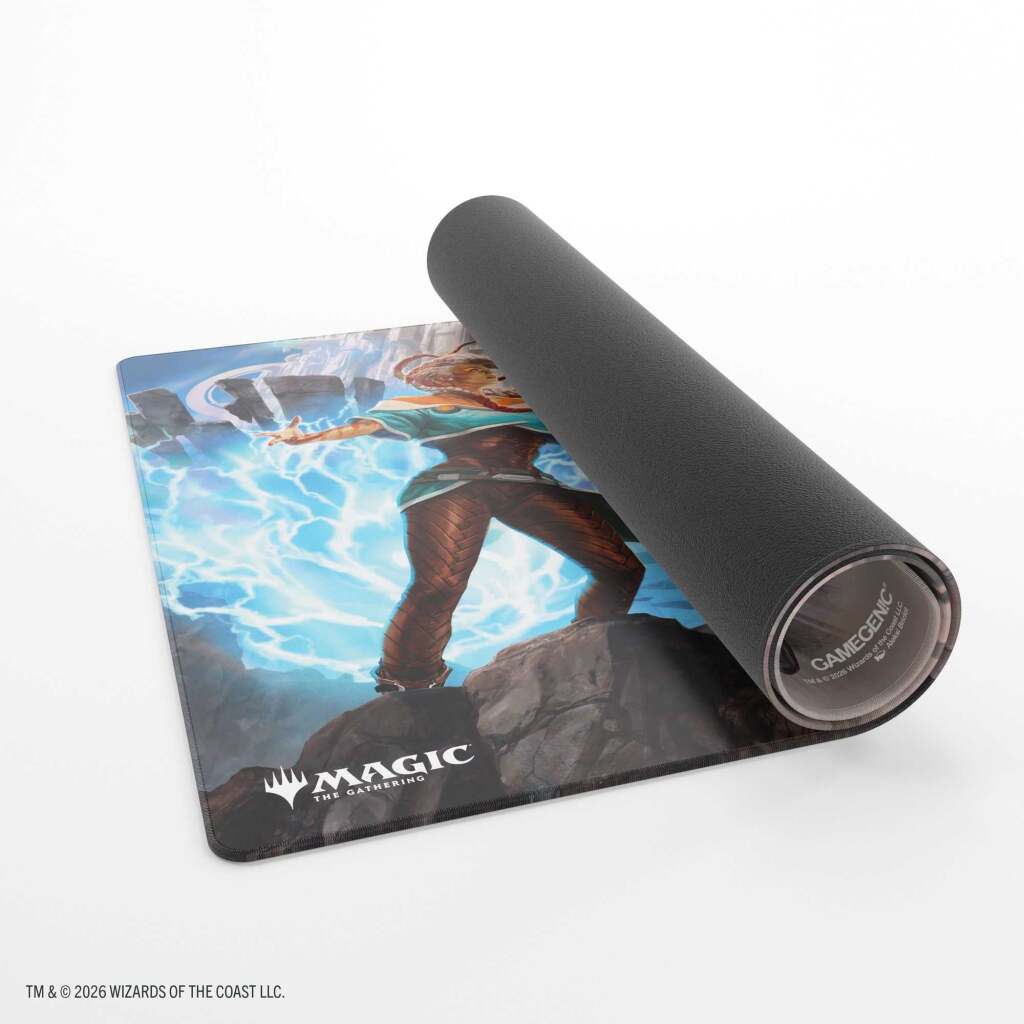 Gamegenic Magic the Gathering: Reality Fracture Shiny Playmat - Tam Beleren, Conflicted/Jace, Building Reality