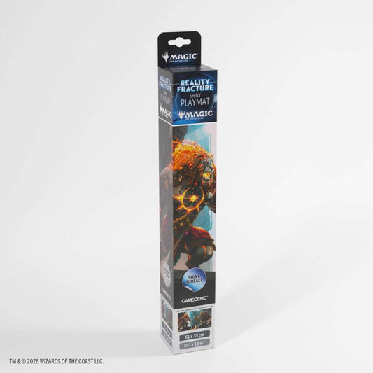 Gamegenic Magic the Gathering: Reality Fracture Shiny Playmat - Ajani, Path of Vengeance/Ajani, Counterattack Leader