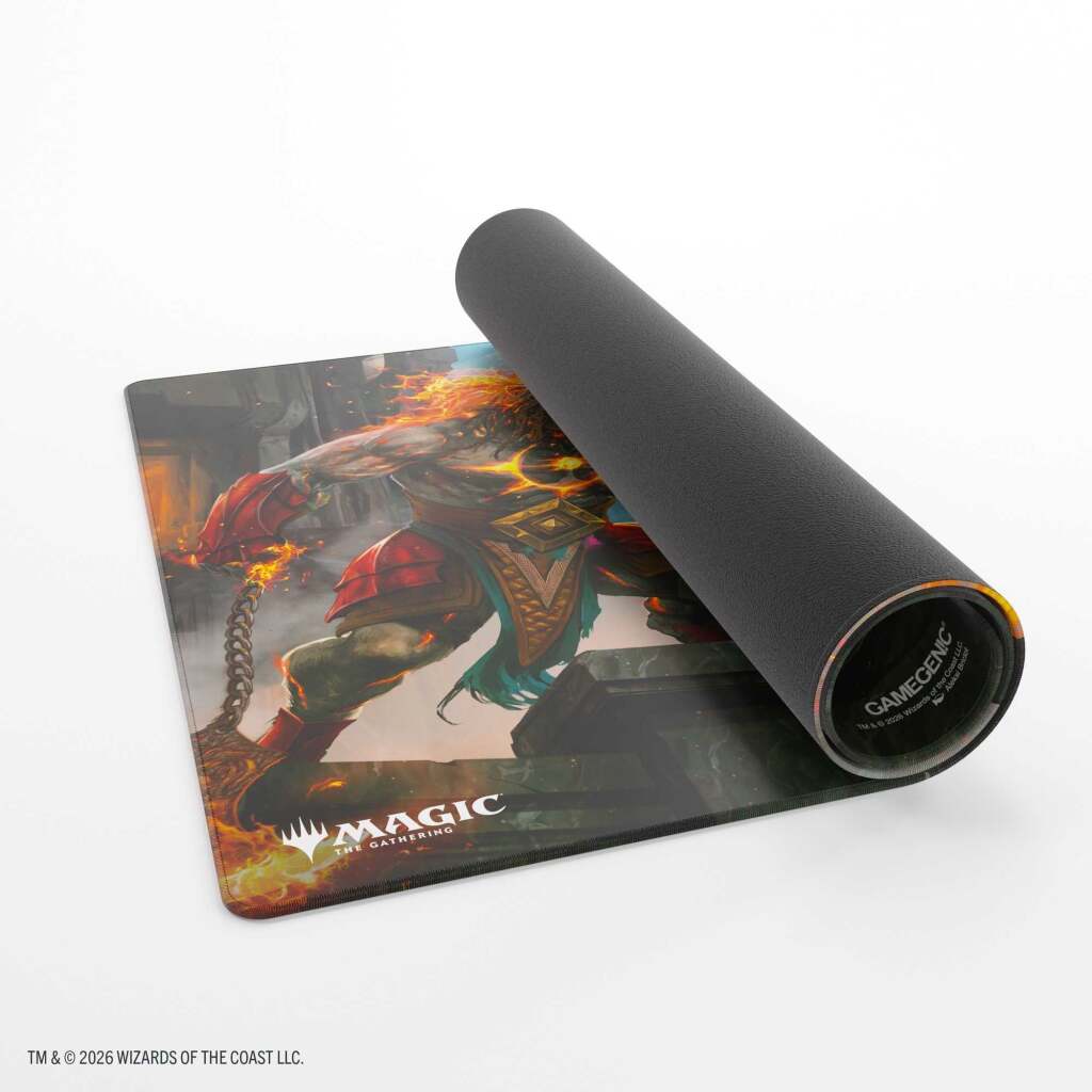 Gamegenic Magic the Gathering: Reality Fracture Shiny Playmat - Ajani, Path of Vengeance/Ajani, Counterattack Leader