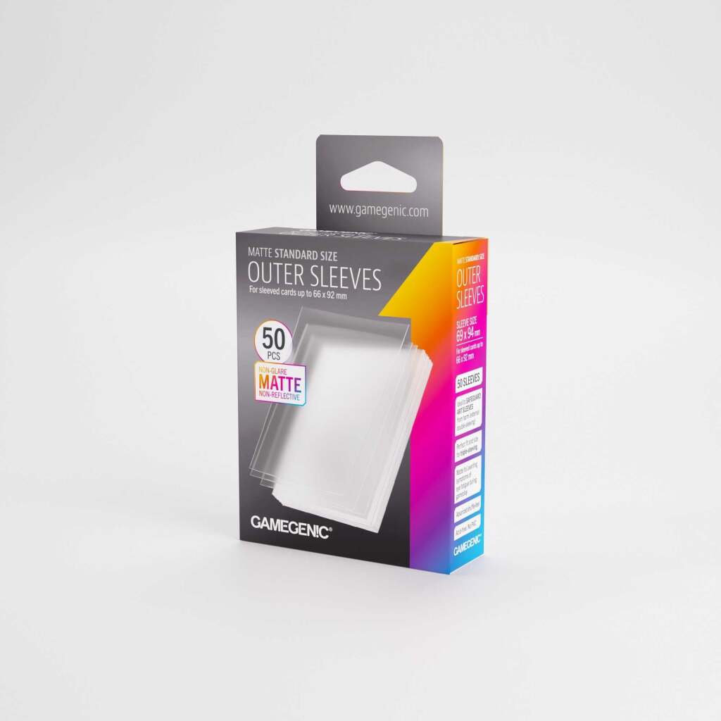 UNIT Gamegenic Matte Outer Sleeves Standard Size 69x94 (50